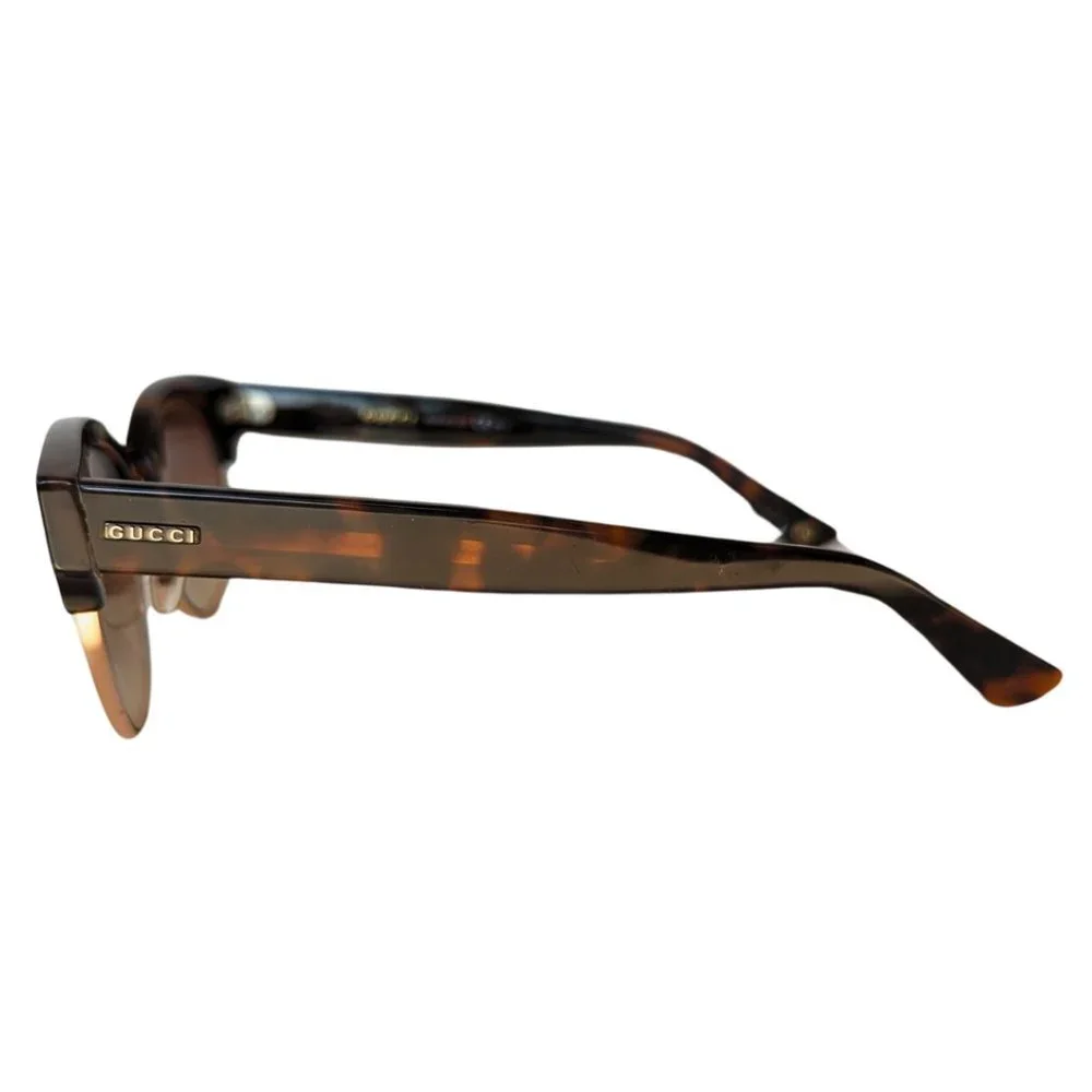 Gucci Round Havana Brown Tortoise shell Sunglasses & Case 4278/S LZUD8 5… - Picture 9 of 15